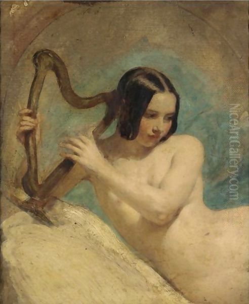 Terpsichore Oil Painting by William Edward Frost