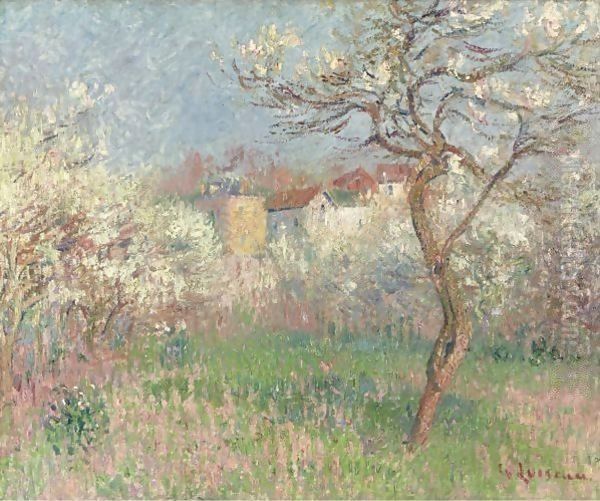 Printemps, Environs De Pontoise Oil Painting by Gustave Loiseau