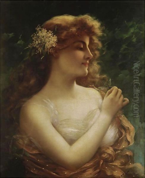 The Dragonfly Oil Painting by Emile Vernon