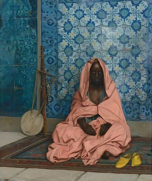 Le Barde Noir Oil Painting by Jean-Leon Gerome