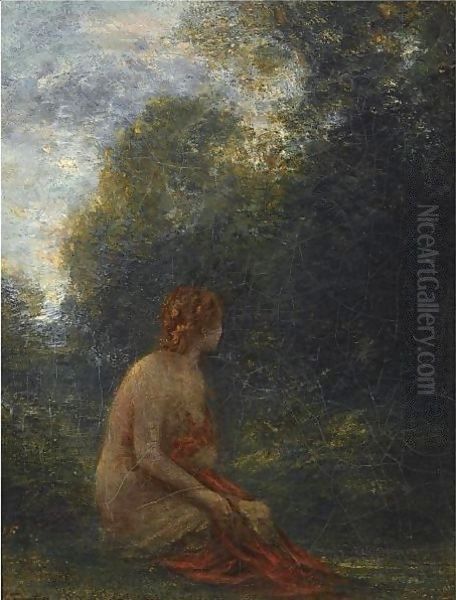 The Resting Nymph Oil Painting by Ignace Henri Jean Fantin-Latour