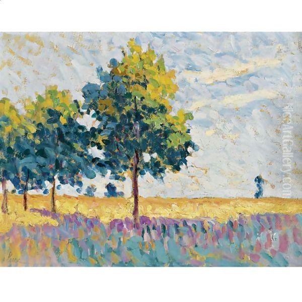 Paysage 4 Oil Painting by Maximilien Luce