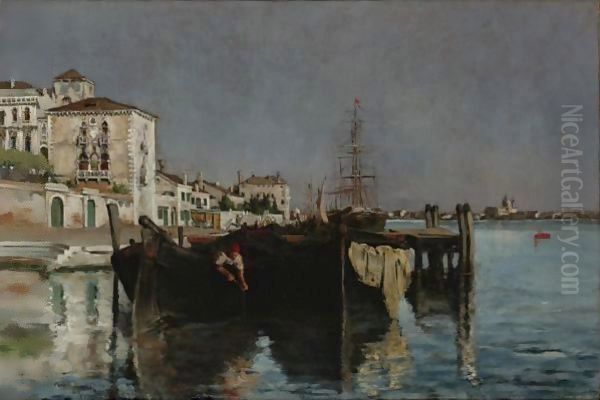 Venice 2 Oil Painting by John Henry Twachtman