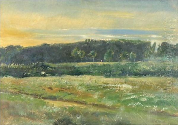 The Common, June Oil Painting by John William Inchbold