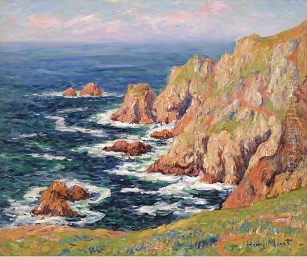 La Cote Sauvage Oil Painting by Henri Moret