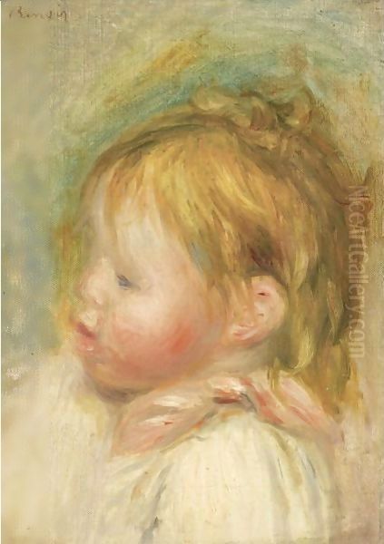 Portrait D'Enfant Oil Painting by Pierre Auguste Renoir