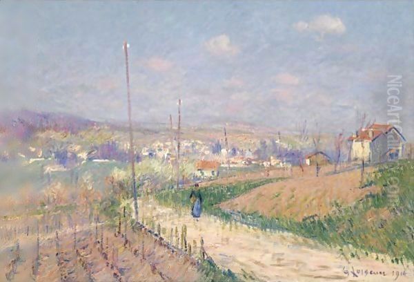 Printemps En Ile-De-France Oil Painting by Gustave Loiseau