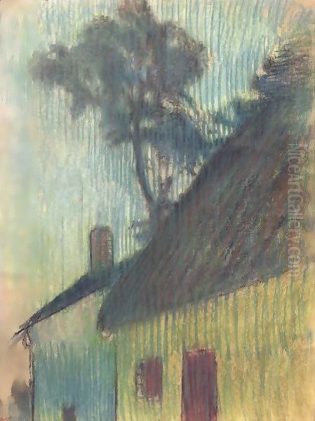 Coin De Village Oil Painting by Edgar Degas