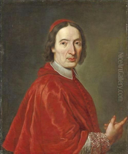 Ritratto Del Cardinale Ludovico Pico Della Mirandola Oil Painting by Pier Leone Ghezzi