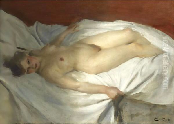 Uppvaknande (The Awakening) Oil Painting by Anders Zorn