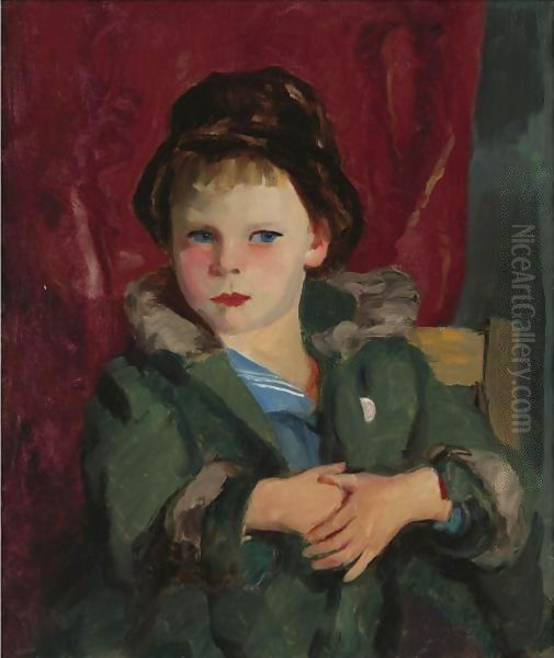 Jimmie Gerry Oil Painting by Robert Henri