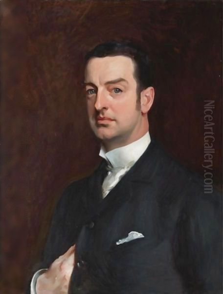 Cornelius Vanderbilt II Oil Painting by John Singer Sargent