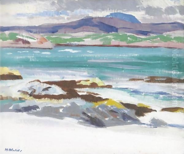 Iona 5 Oil Painting by Francis Campbell Boileau Cadell