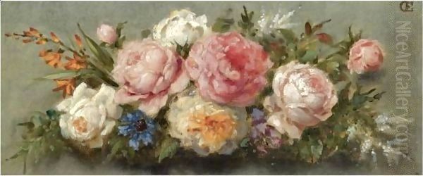 Flowers Oil Painting by Otto Eerelman