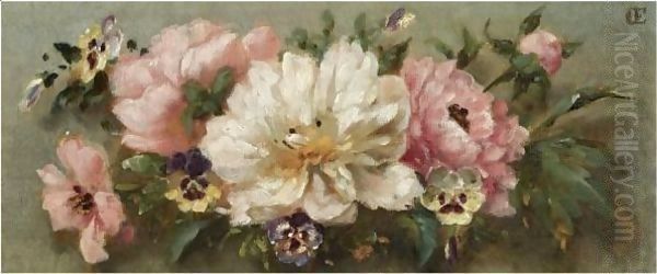 Flowers 2 Oil Painting by Otto Eerelman