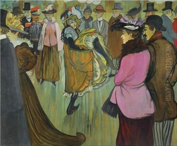 Au Moulin Rouge Oil Painting by Louis Anquetin