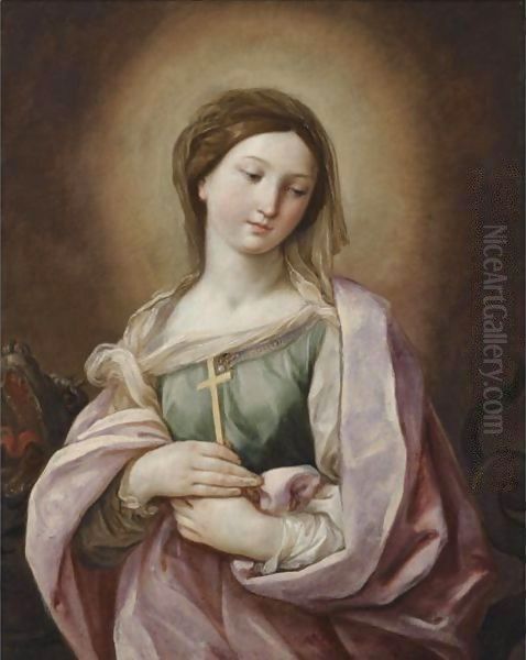 Saint Margaret Of Antioch Oil Painting by Guido Reni