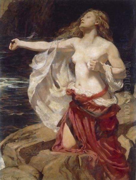 Ariadne Oil Painting by Herbert James Draper