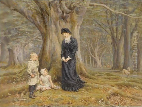 The Lady Of The Manor Oil Painting by Helen Mary Elizabeth Allingham