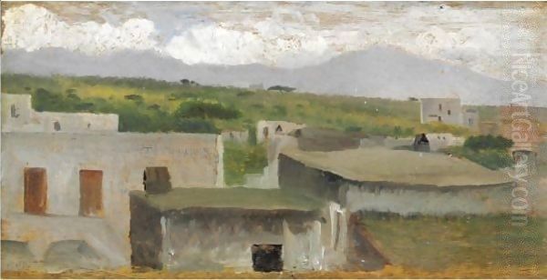 Vomero Oil Painting by Giuseppe de Nittis