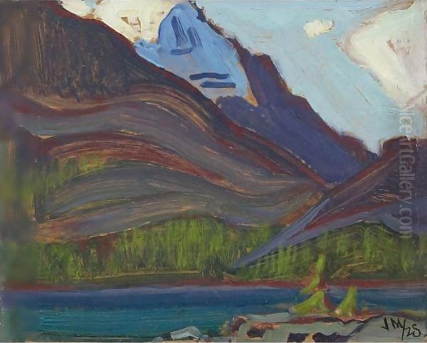 Lake O'Hara 2 Oil Painting by James Edward Hervey MacDonald