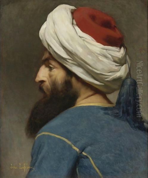 Portrait Of An Ottoman Oil Painting by Jules Joseph Lefebvre