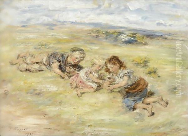 Bonny Muirland Oil Painting by William McTaggart