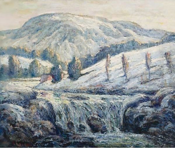 Spring Thaw 2 Oil Painting by Ernest Lawson