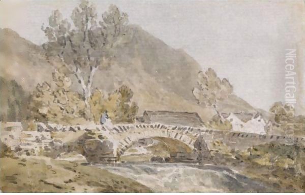 Grange Bridge, Borrowdale Oil Painting by Joseph Mallord William Turner