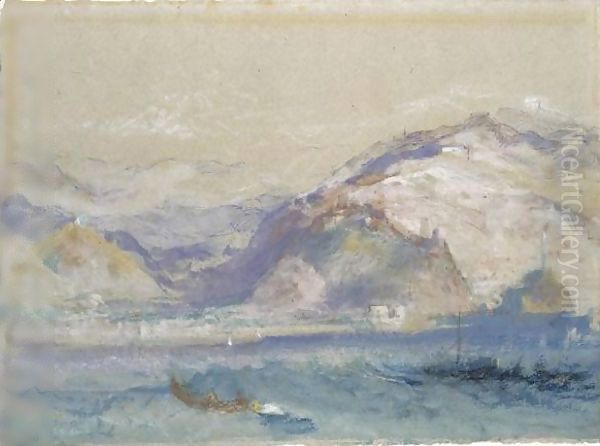 Genoa From The Sea Oil Painting by Joseph Mallord William Turner