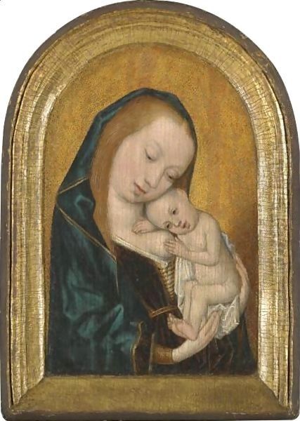 Virgin And Child Oil Painting by Unknown Painter