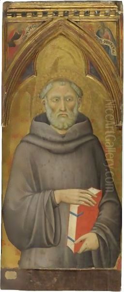 St. Giovanni Gualberto Oil Painting by Luca Di Tomme