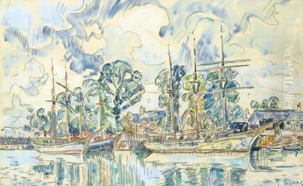 Paimpol 3 Oil Painting by Paul Signac