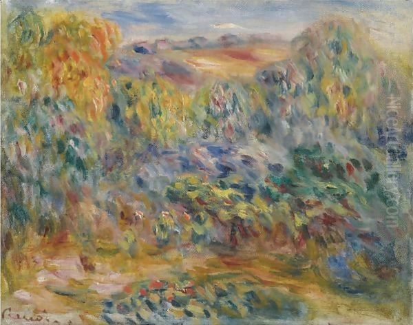 Paysage Montagneux Oil Painting by Pierre Auguste Renoir