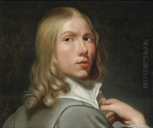 Portrait Of A Young Man Oil Painting by Jacob Cornelisz Van Oostsanen