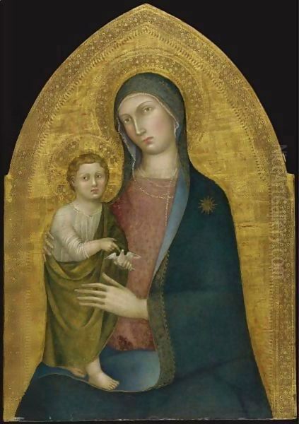 Madonna And Child Oil Painting by Taddeo Di Bartolo