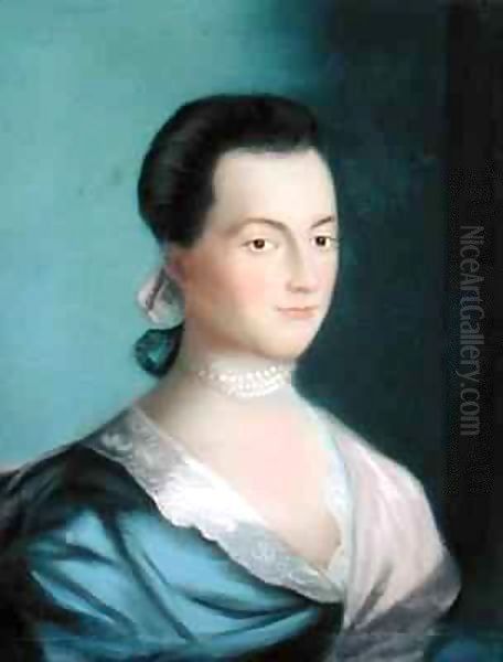 Abigail Smith Adams Oil Painting by Benjamin Blyth