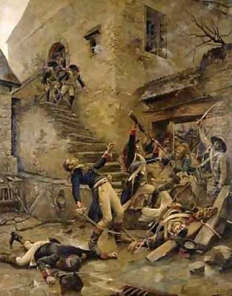 Death of General Beaupuy Oil Painting by Alexandre Bloch