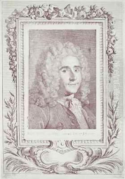 Rene Antoine Ferchault de Reaumur (1683-1757) Oil Painting by Jean Guillaume Blanchon