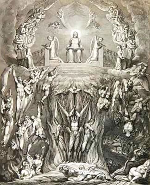 The Day of Judgement Oil Painting by William Blake