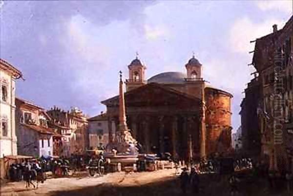 The Pantheon, Rome Oil Painting by Elizabeth Hunter Blair