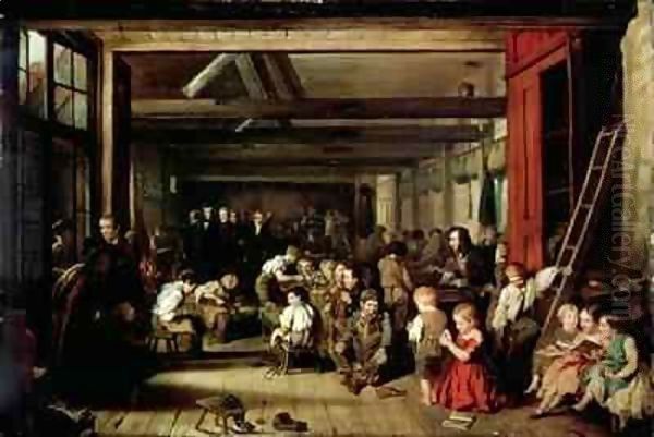 The First Ragged School, Westminster Oil Painting by Alexander Blaikley