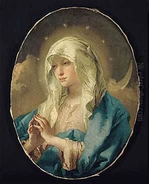 The 'Immacolata' Oil Painting by Giovanni Domenico Tiepolo