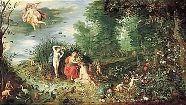 Hendrick Van Balen Oil Painting by Jan Brueghel the Younger