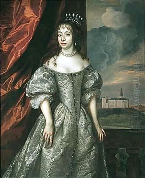 Portrait of a noble lady Oil Painting by Sir Anthony Van Dyck