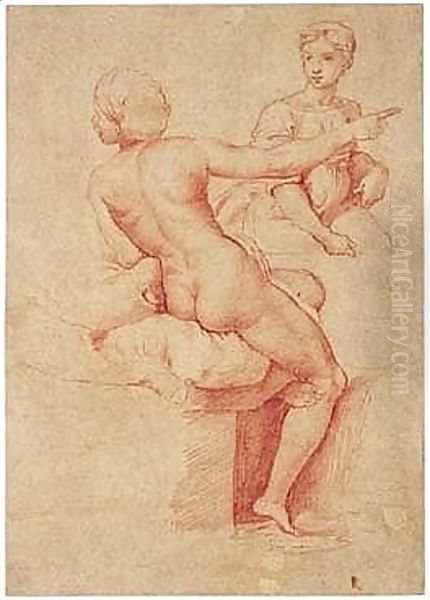 Untitled Oil Painting by Raphael (Raffaello Sanzio of Urbino)