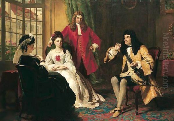 Lord Foppington Relates His Adventures by William Powell Frith