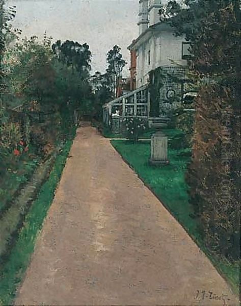 The Garden Oil Painting by James Jacques Joseph Tissot