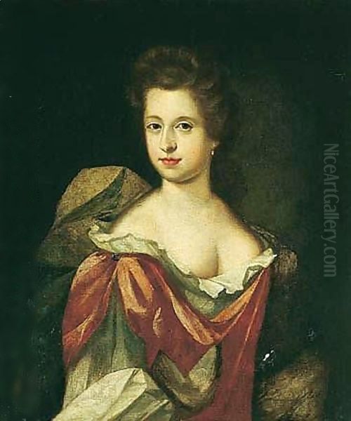 Portrait Of Dorothy Coffin (B.1650) Oil Painting by Sir Godfrey Kneller