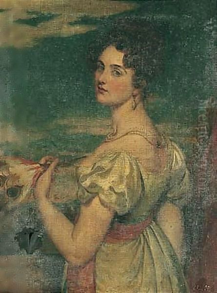 Portrait Of A Lady Oil Painting by William Etty